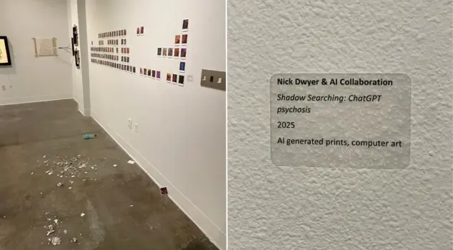 احتجاج مثير في الولايات المتحدة: أكل عمل الذكاء الاصطناعي، وتم اعتقاله