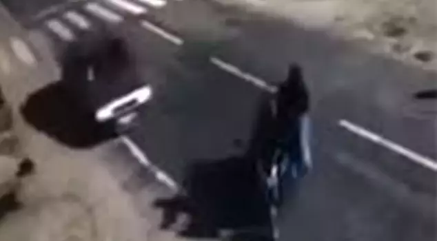 The mother on the tricycle hit by the car died, while her son was seriously injured.