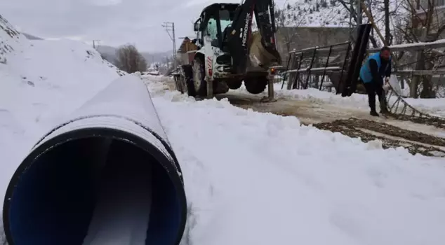 في المنطقة التي تصل درجة حرارتها إلى 50 درجة، يوجد متر واحد من الثلج.