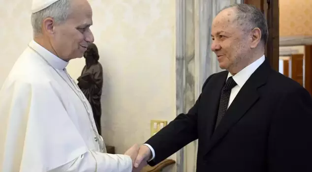 بارزاني، التقى بالبابا: طلبت المساعدة للأكراد