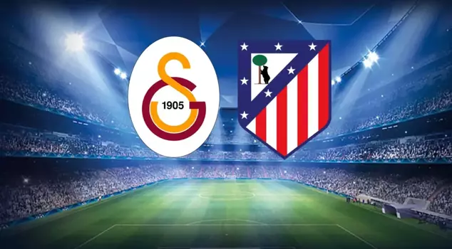 The starting lineups for the Galatasaray-Atletico Madrid match have been announced.