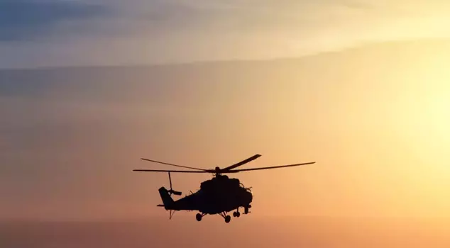 В Японии обломки пропавшего вертолета были найдены в кратере.