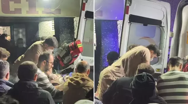 Во время транспортировки сердце остановилось, врач делал сердечно-легочную реанимацию на носилках.