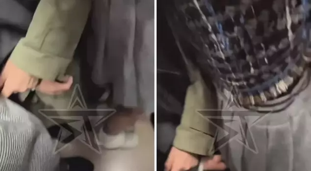 The old man who harassed the young girl was caught red-handed.