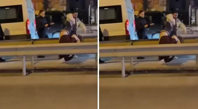 Они ударили друг друга безжалостно посреди дороги! Вот эти моменты.