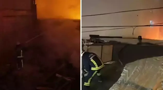 Полуночный страшный пожар! Множество предприятий пострадало.