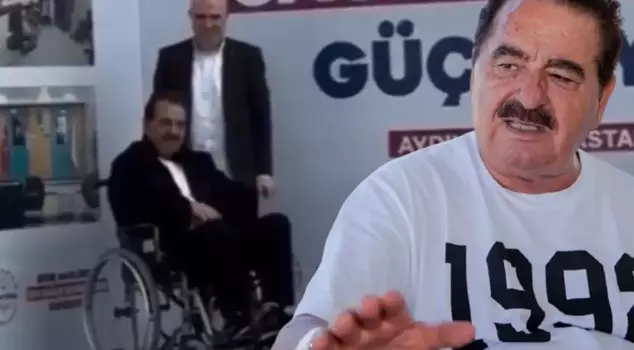 Ibrahim Tatlıses waited for President Erdoğan in a wheelchair.