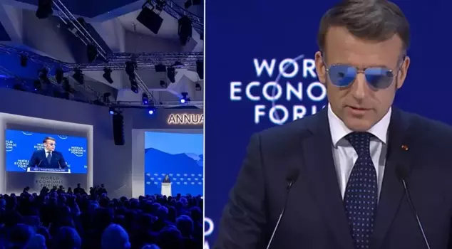 Macron's pilot sunglasses manufacturer's shares took off.