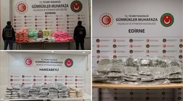 The customs enforcement teams did not give drug traffickers a chance.