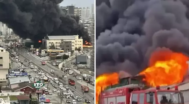 Terrible images! The smoke covered the sky.