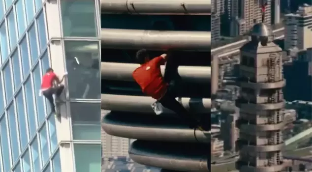 Breathtaking performance from the famous climber: ascended the 508-meter skyscraper without any safety gear.