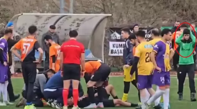 Terrifying moments in an amateur league match! They raced against the clock.
