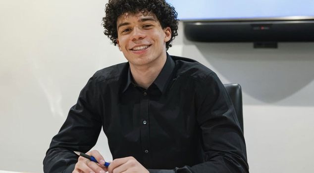 The legendary footballer's son signed a professional contract with Real Madrid.