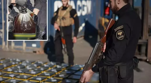 A large amount of drugs was seized in Syria on a ship coming from Brazil.