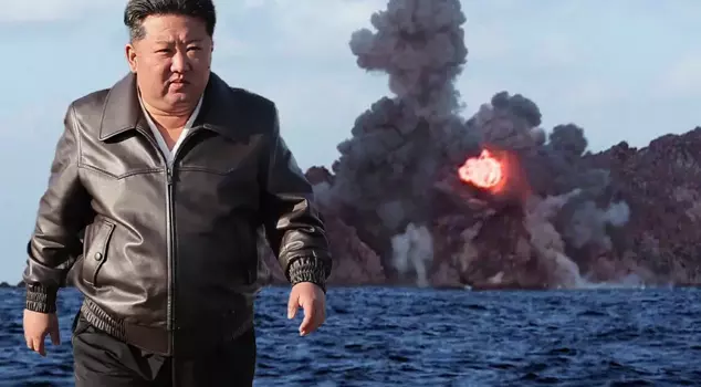 Северная Корея протестировала крупнокалиберную многозарядную ракетную установку.