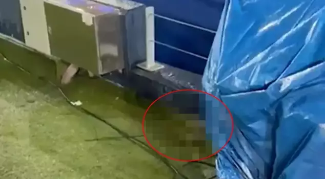 Изображение, которое возмутило фанатов перед матчем Лиги чемпионов.