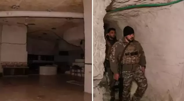 The underground city of the terrorist organization has emerged! It has everything inside.