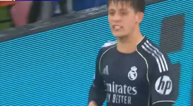 Arda Güler went crazy when he was taken out of the game.