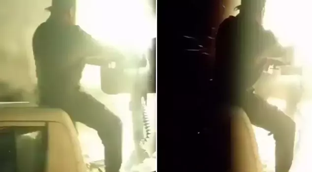 The image is from right next to Turkey! This is how they neutralized the terrorists.