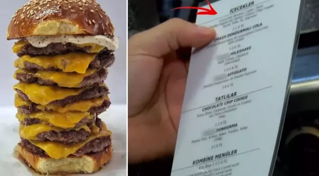 Everyone is talking about this hamburger place! Look at the price they want for a half-liter of water.