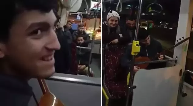 Musical journey on the IETT bus.