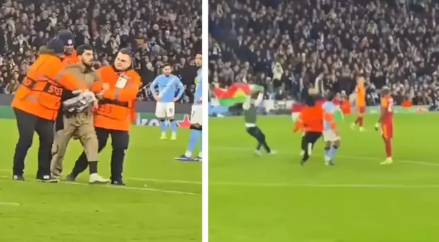 The event that marked the Manchester City-Galatasaray match.