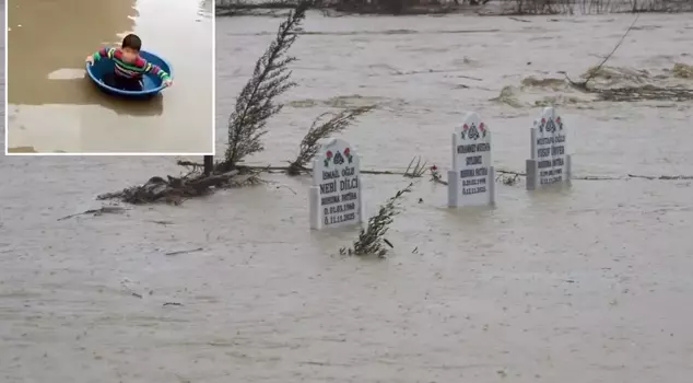 ضربت سيول مدينتين! غمرت المياه القبور، وتدفقت الأنهار.