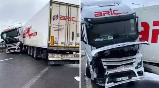 Из-за ливня он потерял управление над рулем! Грузовик выехал на встречную полосу.