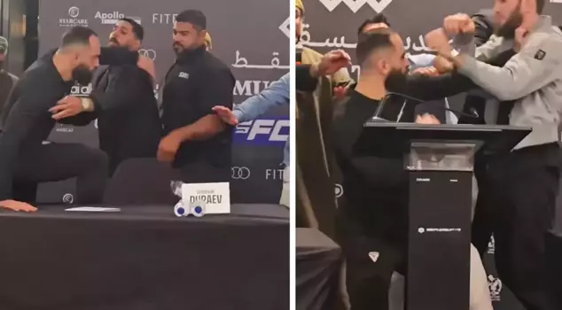 You need to watch the video! The fighter who faced Khamzat Chimaev became like a milk-spilling cat.