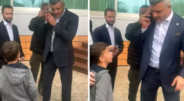 No form or ticket! The little fan's request from Saran was heart-wrenching.