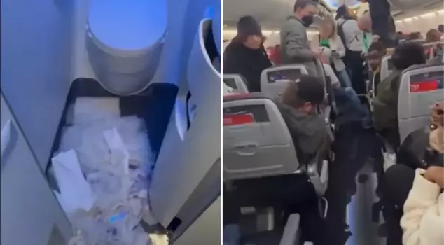 فضيحة في السماء: مياه المرحاض تغمر طائرة الخطوط الجوية الأمريكية