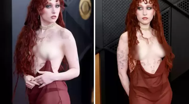 She shocked with her bold choice: The famous actress attended the award ceremony without a bra.