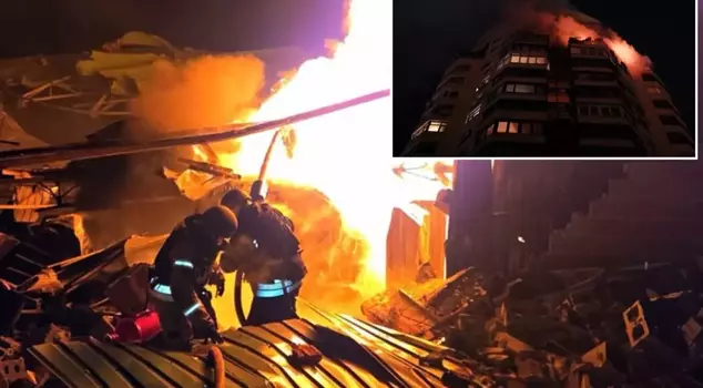 This has never been seen! They struck the capital of the country with 500 drones and 65 missiles.