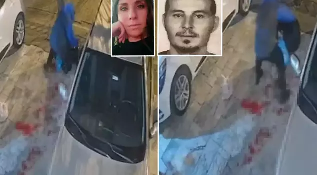 The camera recorded the moment of the murder second by second! The woman's screams were blood-curdling.