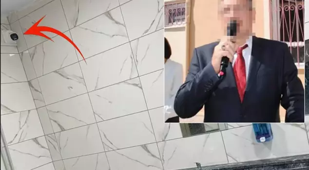 The school principal who installed cameras in the restrooms received a punishment that resembles an award.