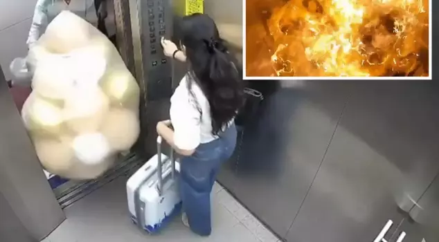 Как только я сел в лифт, шарики лопнули.