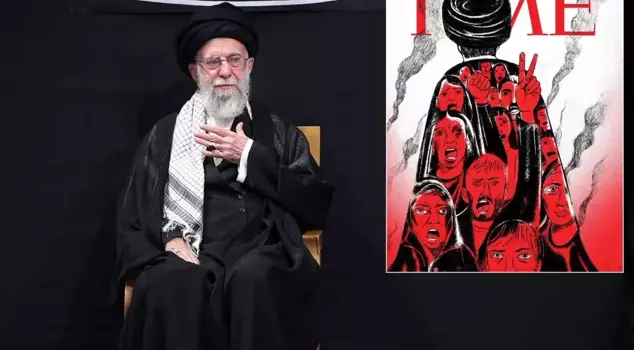 What is the message of this? As the war bells toll, Time magazine was released with the cover 