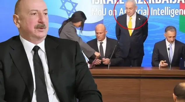 Netanyahu's message to Aliyev overshadowed the signing ceremony.