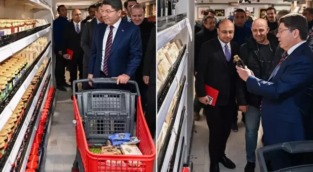 Minister Tunç shopped with citizens.