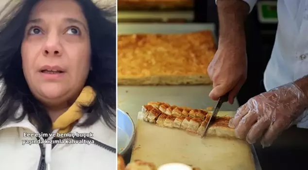 A citizen rebelled against the bill at the pastry shop: If you ask if you are full, there is no answer to that either.