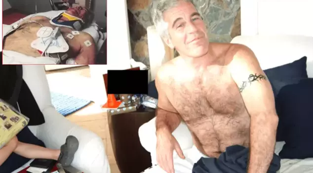 Этот человек не Эпштейн? Удивительная деталь на фотографии из больницы.