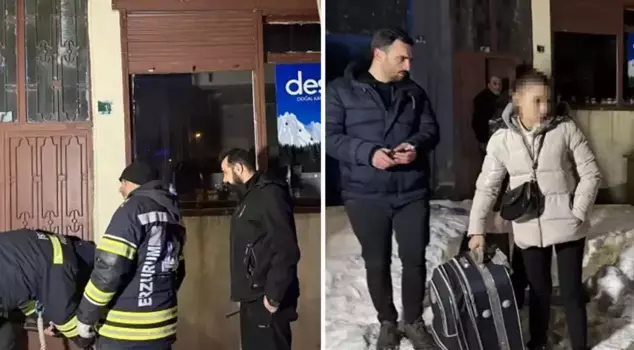 The police rescued a woman who claimed she was held captive at home in Erzurum.