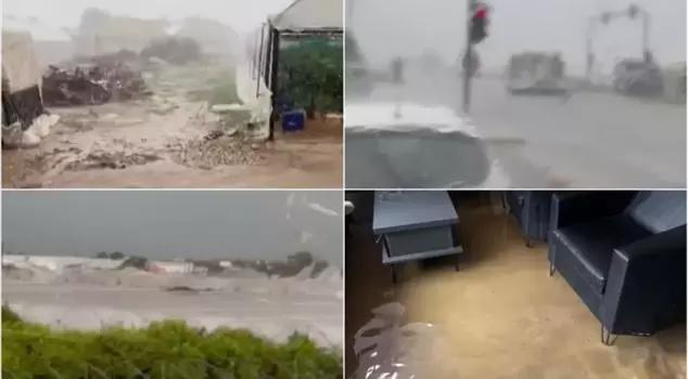 В Анталии сильный дождь негативно сказался на жизни.