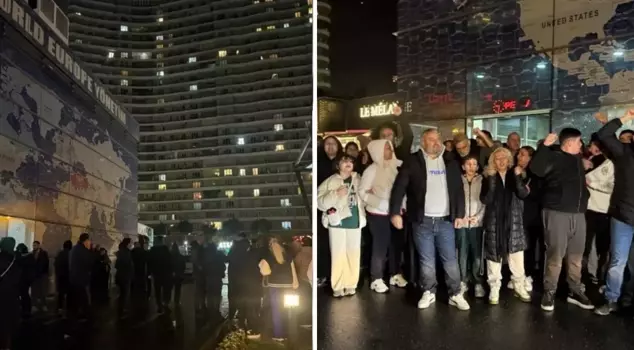 В Башакшехире в комплексе кризис управления! Обвинения в мошенничестве на сумму 5 миллионов лир вывели граждан на улицы.