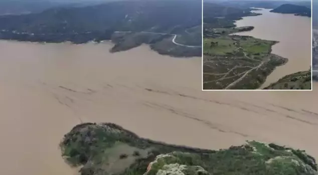 The dam in Çanakkale is full, and a warning for flooding has come from the municipality.