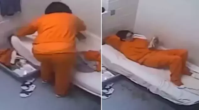 Prison footage has been shared! Things will get chaotic when he speaks in a few days.