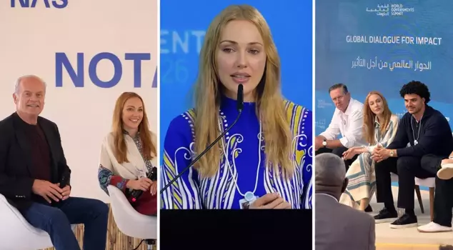 تمت دعوة الممثلة التركية مريم أوزرلي فقط إلى قمة حكومات العالم.