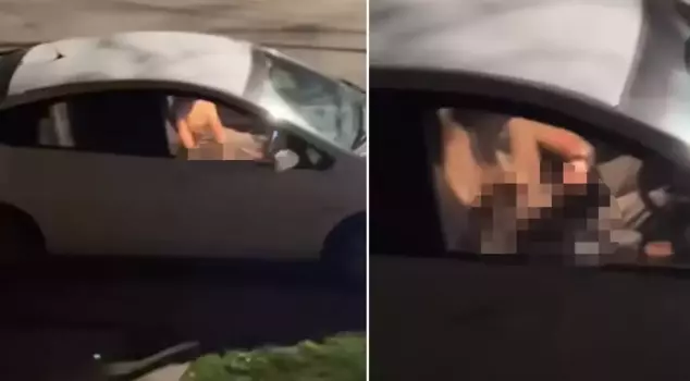 A shocking sight! The customer stepped on their food with their shoe.