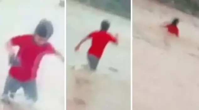 Ужасающие кадры: маленькая Бериван погибла в реке, куда зашла за тапочками.