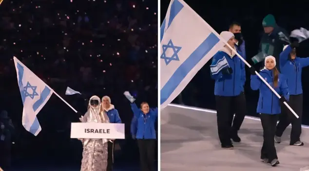 رد فعل على فريق إسرائيل في افتتاح دورة الألعاب الأولمبية الشتوية 2026